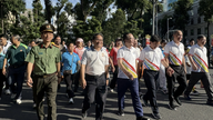 Walking event to commemorate the 50th anniversary of Saigon - Gia Dinh City being named after President Ho Chi Minh.