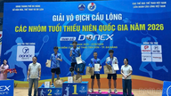 Lao Cai'li badminton oyuncusu, sayısız rakibini yenerek 2026 Ulusal Gençler Badminton Şampiyonası'nda bronz madalya kazandı.
