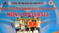 Hoa Cuong Ward s-a clasat pe primul loc în clasamentul general al competiției de Pickleball de la Festivalul Sportiv al orașului Da Nang.