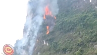 Ninh Binh: Lebih 200 orang dikerahkan untuk memadamkan kebakaran hutan dan memindahkan penduduk dari kawasan berbahaya.