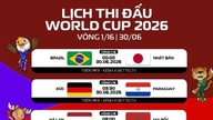 Der neueste VTV-Spielplan für die K.o.-Runde der Fußball-Weltmeisterschaft 2026.