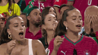 The identities of the twins who caused a sensation in the World Cup stands have been revealed.