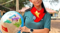 Die kegelförmigen Hüte der Gemeinde An Ninh bringen das Bild Vietnams nach Gambia.