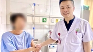 直腸破裂で重篤な状態だった男性が、迅速な救助活動により救命された。