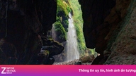 The series of natural waterfalls has temporarily stopped receiving visitors.