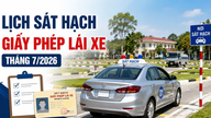 Rooster voor het rijbewijsexamen in juli 2026 in Lao Cai.