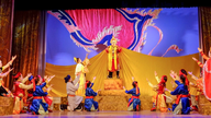 Latihan umum drama "Kemenangan Besar Quang Trung ke atas Tentera Qing".