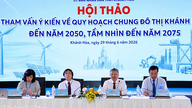 Lokakarya konsultasi mengenai Rencana Induk Kota Khánh Hòa hingga tahun 2050, dengan visi hingga tahun 2075.