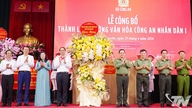 Oznámení o založení Kulturní školy lidové policie I v Thai Nguyen.