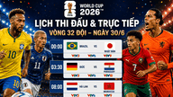 2026年ワールドカップのスケジュールと6月30日の生中継：ブラジル、ドイツ、オランダの試合が行われます。