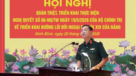 Komite Partai Korps Angkatan Darat ke-12 sepenuhnya memahami dan melaksanakan Resolusi Nomor 06 Politbiro.