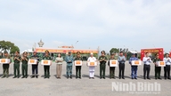 Latihan pertahanan awam untuk bertindak balas terhadap ribut kuat, taufan super dan mencari dan menyelamat di wilayah Ninh Binh pada tahun 2026.