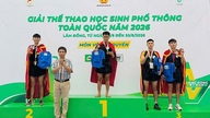 Dong Nai-studerendedelegationen vandt 9 medaljer ved de nationale sportslege for gymnasieelever.