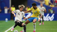 ブラジル対日本 0-1（前半終了）：後半開始