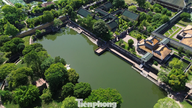 Kemunculan taman-taman diraja di Kubu Kota Hue sebelum pengubahsuaian.