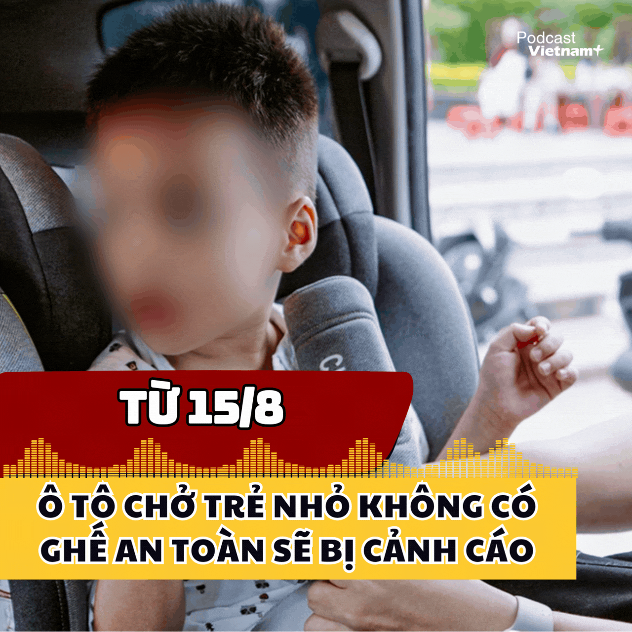A partire dal 15 agosto, gli automobilisti che trasportano bambini piccoli senza seggiolini di sicurezza riceveranno un avvertimento.