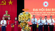 Premier Congrès des délégués de la Croix-Rouge vietnamienne de la province