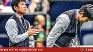 Japans tränare böjer huvudet efter den känslosamma förlusten mot Brasilien.