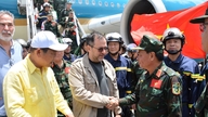Venezuelas Interimspräsident und Minister dankten dem vietnamesischen Rettungsteam.