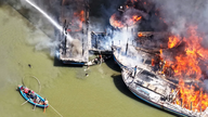 Un incendio destruye 16 barcos de pesca cerca de la laguna de Thi Nai: Los pescadores se enfrentan a numerosas dificultades.