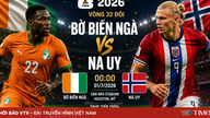 ŽIVĚ Mistrovství světa ve fotbale 2026™ | Pobřeží slonoviny vs. Norsko: Těsný zápas