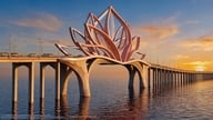 Tag et kig på projektet 'lotusblomstrende i havet', der forbinder Vung Tau og Can Gio, hvis byggeri begyndte i dag.