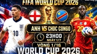 Analýza a předpověď skóre zápasu Anglie vs. Demokratická republika Kongo (23:00 dne 1. července), osmifinále, mistrovství světa 2026