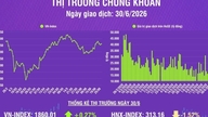 [İnfografik] 30 Haziran'da borsa: VN-Index 5 puandan fazla artarak 1.860,01 puana ulaştı.