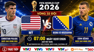 USA gegen Bosnien Prognose, 7 Uhr morgens, 2. Juli: Pulisic führt die Heimmannschaft an.