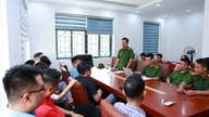 Test nhanh ma túy đột xuất tại Trung tâm Cung ứng dịch vụ Hoành Bồ