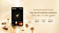 Thông Báo cập nhật ưu đãi thẻ OCB Mastercard World 2in1