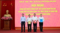 Leveraging the "extended arm" of neighborhood committee officials to build a modern and civilized Vinh Hung ward.