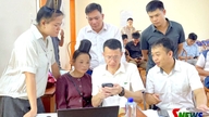 "The 'Electronic Party Member Handbook' arrives at the village Party branch."