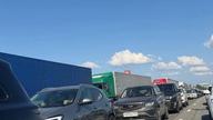 Les embouteillages ont duré des heures à la frontière russo-biélorusse.