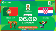 رابط البث المباشر لمباراة البرتغال وكرواتيا، الساعة 6:00 صباحًا يوم 3 يوليو - دور الـ16، كأس العالم 2026
