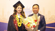 De 'gouden' lijst met prestaties van de beste student van de Hanoi Capital University.