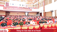 Latihan tempur sedang dilakukan di zona pertahanan komune Nong Cong.