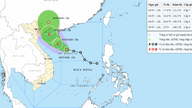 Esta noche, la depresión tropical se intensificará hasta convertirse en tormenta, trayendo consigo fuertes lluvias de hasta 350 mm al norte de Vietnam.
