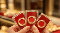 Prezzo dell'oro oggi, 2 luglio 2026 (oro 9999), pomeriggio del 2 luglio: listino prezzi di chiusura per oro 9999, anelli in oro BTMC, oro BTMC, oro DOJI di giovedì.