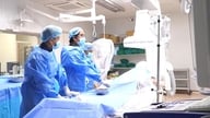 Unexpectedly diagnosed with congenital heart disease before surgery.