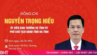 Parcours professionnel du nouveau vice-président du Comité populaire de la province de Ha Tinh, Nguyen Trong Hieu
