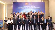 Vietnam en EFTA ronden onderhandelingen over een vrijhandelsovereenkomst af.