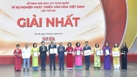 Lansering av journalistprisen «For utvikling av vietnamesisk kultur»