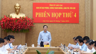 Cuarta reunión del Comité Directivo para la Prevención y Lucha contra la Corrupción, el Despilfarro y las Prácticas Negativas en la Provincia de Lao Cai.