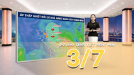 [Video] Weather forecast for tonight and tomorrow, July 3, 2026: Tropical depression likely to strengthen into a storm tonight