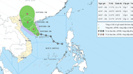 Tropical depression likely to strengthen into a storm; Hai Phong warned of heavy rain.