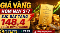 តម្លៃមាសថ្ងៃនេះ ទី៣ ខែកក្កដា៖ SJC, BTMC, PNJ និង DOJI បានកើនឡើងស្របតាមតម្លៃមាសពិភពលោក។