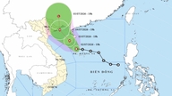 Se prevé que el tifón número 1 alcance una intensidad de nivel 8 cuando entre en la zona marítima entre Hai Phong y Quang Ninh.