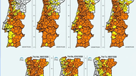 Portugal issues a red alert and declares a state of warning due to extreme heat.