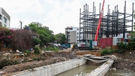 Ngoc Ha Ward conclui a limpeza do terreno para o canal Ke Khe.